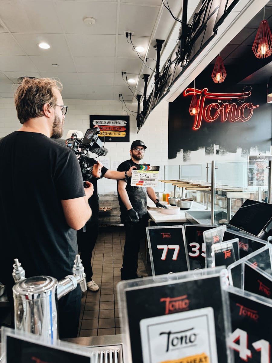 #BTS from our quarterly marketing shoot at Tono — Photography