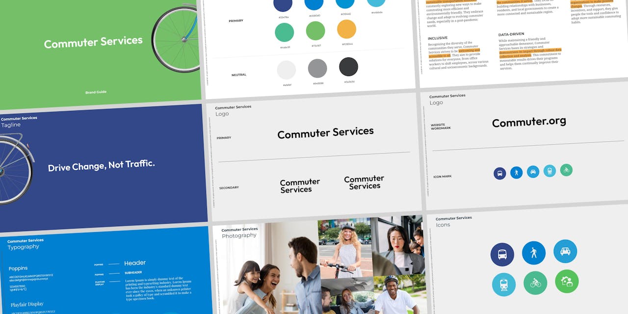 Commuter Services — Brand system